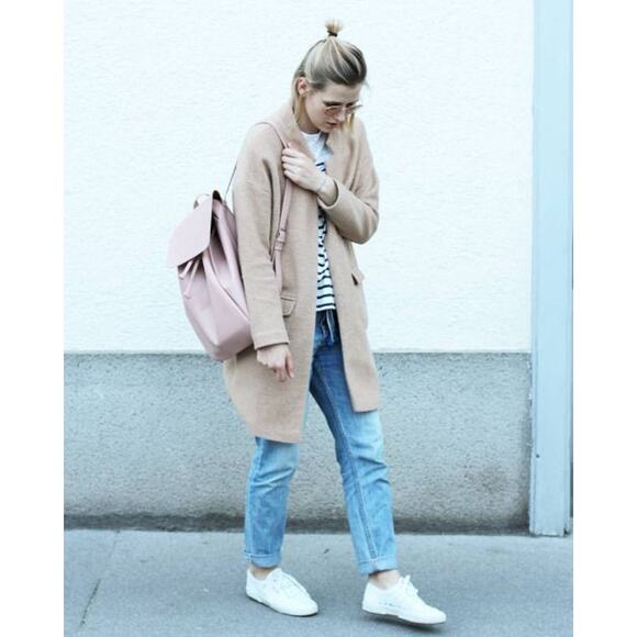 Michael Kors Erin Small Backpack Blush Leather | Convertible Holiday Gift | EUC - Picture 11 of 16